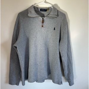 Ralph Lauren gray quarter zip